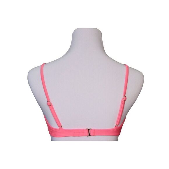 Xhilaration Pink Yellow Floral 2pc Bikini Cheeky Bottom Swimsuit sz MEDIUM - Picture 4 of 12